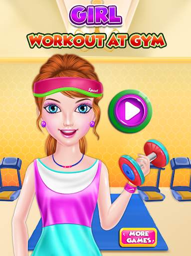 Girl Workout at Gym скриншот 6