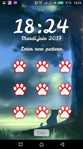 Cute Kitty Lock Screen screenshot 8