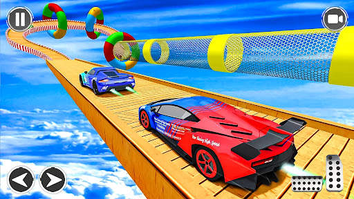 автомобильный трюк 3D игра скриншот 2