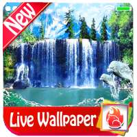 Waterfall Live Wallpaper 2019 Nature Waterfall LWP logo