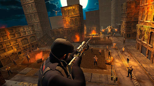 Sniper Zombie 3D Shooting Game screenshot 1