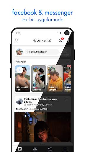 Facebook & Messenger İçin Swipe screenshot 1