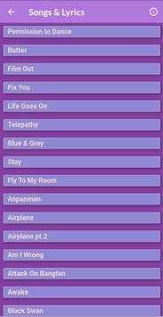 BTS Song & Lyrics screenshot 4