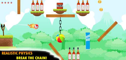 Knock Down Bottles :slingshot screenshot 2