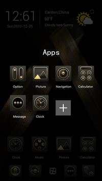 Golden Tornado Go Launcher Theme screenshot 3