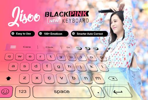 Jisoo Blackpink Theme keyboard screenshot 1