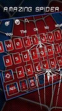 Amazing Spider Hero KeyboardTheme 1 تصوير الشاشة