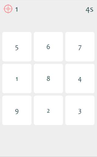 Schulte Table screenshot 3