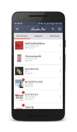 DoublePod Podcasts for android screenshot 5