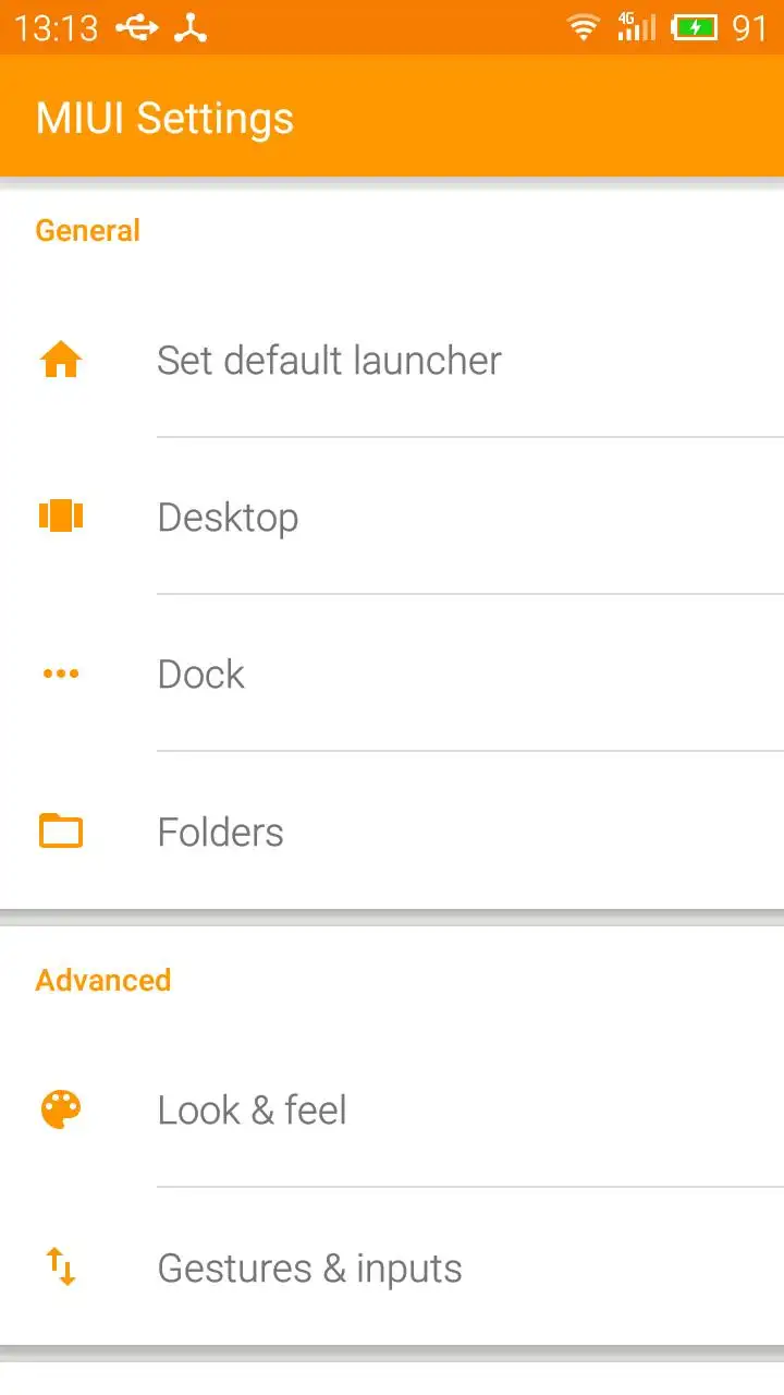 MIUI Launcher screenshot 3