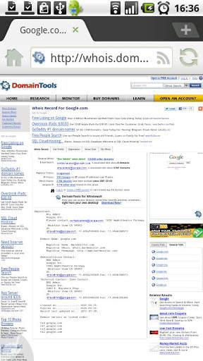 Dolphin WhoIs screenshot 2