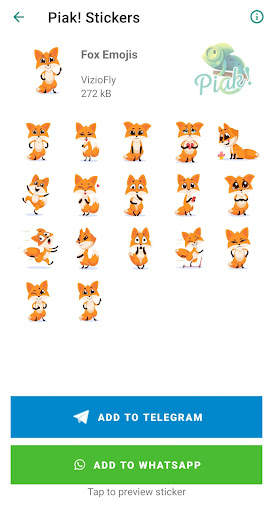 Piak! Stickers - WhatsApp & Telegram screenshot 8