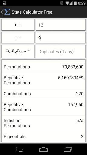 Stats Calculator Free screenshot 6