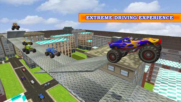 Real Monster Truck Stunt Racing Driving screenshot 1