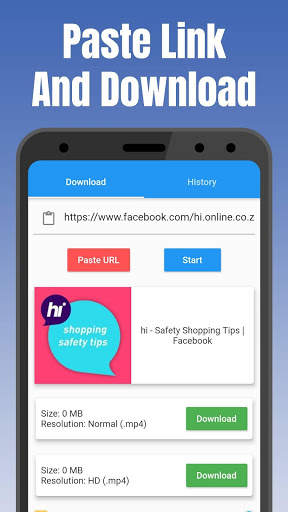 Video downloader for Facebook - Free Fast GetVideo screenshot 2