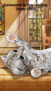Cute Kitty 3D Live Wallpaper & Launcher screenshot 2
