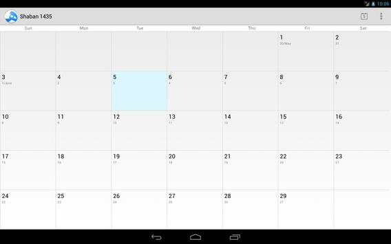 Hijri Calendar screenshot 7