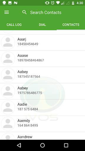 iVos Dialer screenshot 5