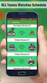 PSL 3 2018 LIVE Cricket Schedule screenshot 2