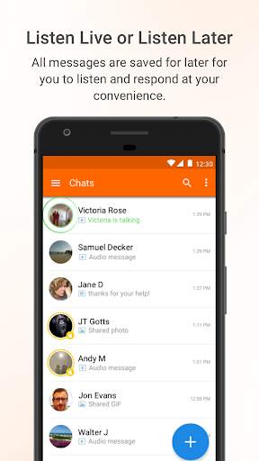 Voxer Walkie Talkie Messenger screenshot 3