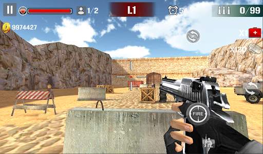 Sniper Shoot Fire War screenshot 1