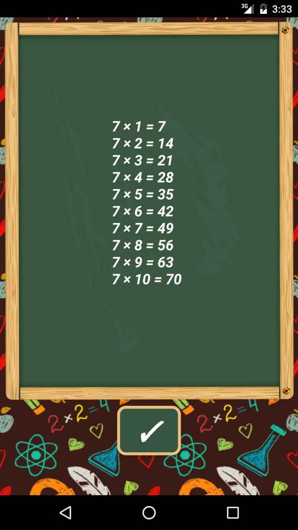 Multiplication Tables Learn screenshot 3