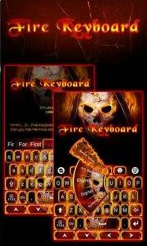Fire Soul GO Keyboard Theme скриншот 5