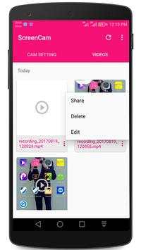 Screen Recorder-Editor for android screenshot 3