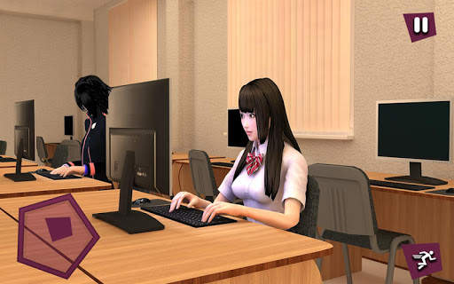 My Virtual High School Girl Simulator Games 2020 screenshot 2