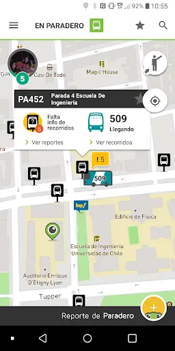 Transapp: horarios de buses en línea y metro screenshot 1