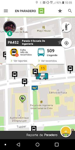 Transapp: horarios de buses en línea y metro screenshot 1