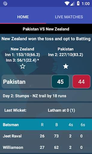 Cricket Live Line screenshot 1