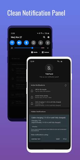 TidyPanel (Notifications Blocker & Cleaner) скриншот 1