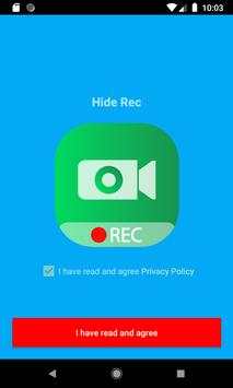 Hide Rec screenshot 1