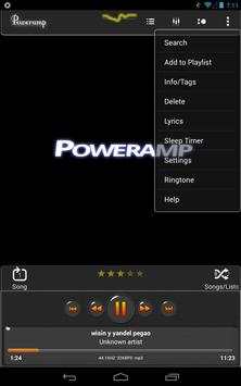 Poweramp Skin Dark Minimal скриншот 7
