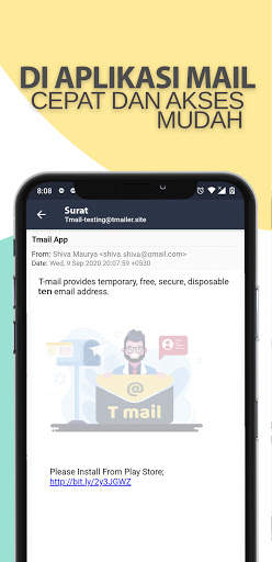 T Mail - Alamat Email Sementara Gratis Instan screenshot 6