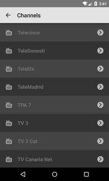 Spain TV Channels स्क्रीनशॉट 3