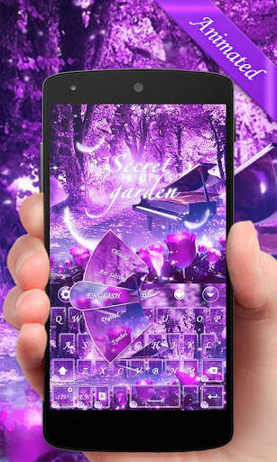 Secret Garden GO Keyboard Animated Theme screenshot 2