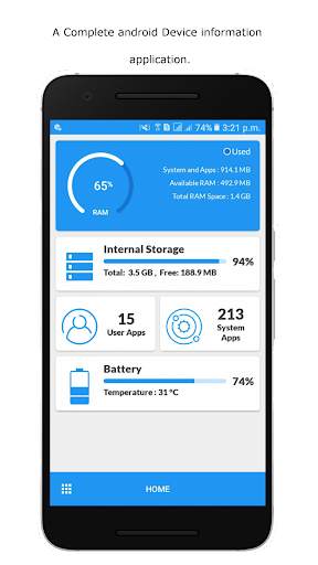 My Device Info - Hardware, Software, System & more screenshot 2