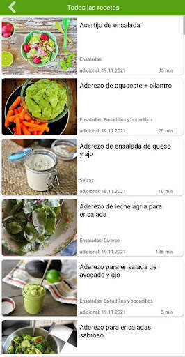 Recetas de ensaladas screenshot 3
