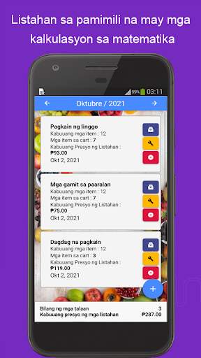 Listahan ng bibilhin screenshot 1