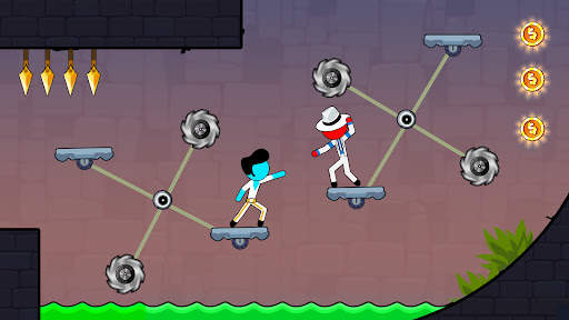 Stickman Red boy and Blue girl screenshot 3