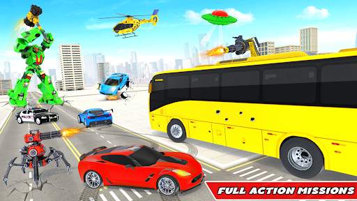 School Bus Robot Car Game screenshot 5