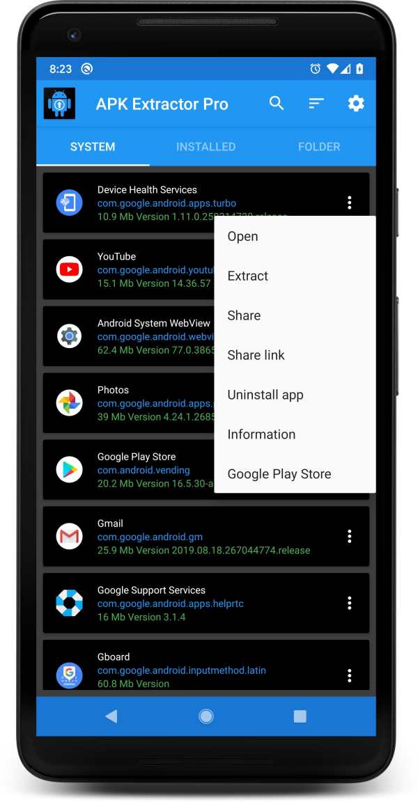 APK EXTRACTOR PRO screenshot 2