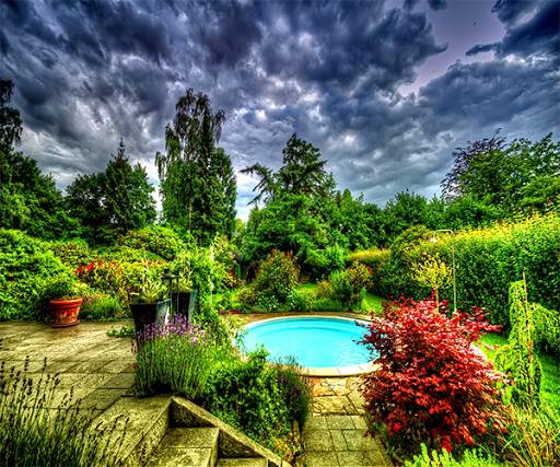 Garden Live Wallpaper screenshot 1