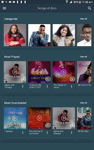 Songs of Zion: Stream & Download Music for Free screenshot 8