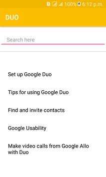Ultimate Guide For Google Duo screenshot 4