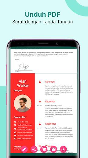Pembuat CV & Pembuat Resume screenshot 8