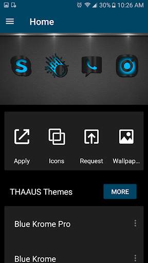Akila Sky Next Launcher theme screenshot 4