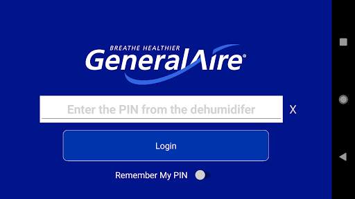 GeneralAire WiFi App screenshot 1